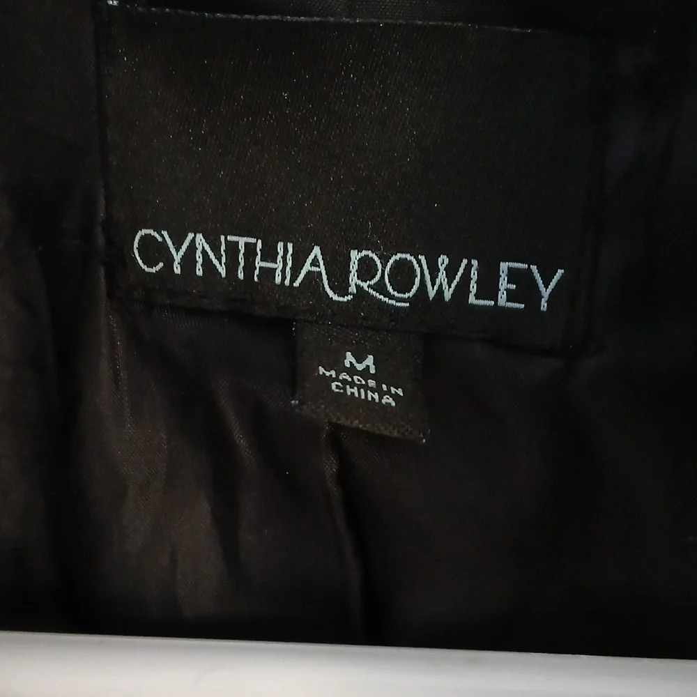 Cynthia Rowley Charcoal and Black Pea Coat - Picture 2 of 3